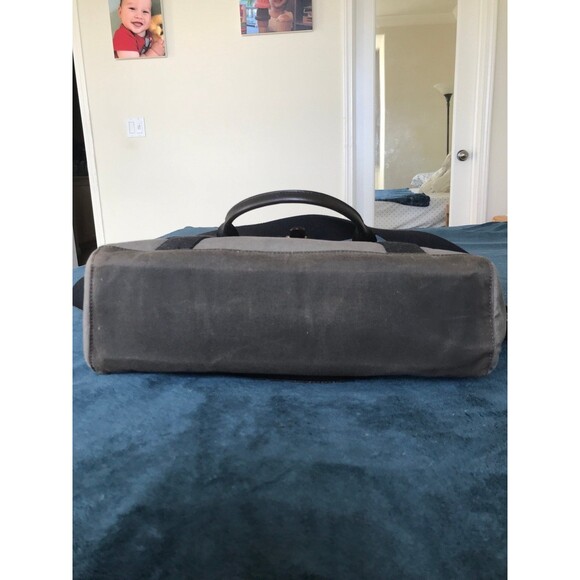 Jack Spade Work Twill Swiss Brief case man bag with Flap in Grey - Picture 7 of 12